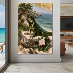 Patient Watcher of the Pacific Shore - NicheCanvas