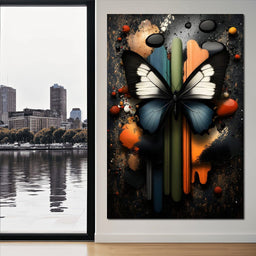 Butterfly Dreamscape Fusion - NicheCanvas