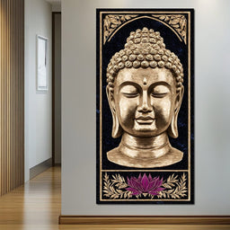 Celestial Buddha Lotus Tranquil - NicheCanvas
