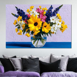 Sunlit Meadow Bouquet Vase - NicheCanvas