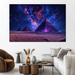 Stardust Over Giza - TooplesArt - NicheCanvas
