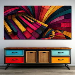 Colorful Rhapsody Journey - NicheCanvas