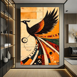 Phoenix in Dawn Flight - NicheCanvas