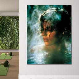 Steam Kiss Above Quiet Waters - NicheCanvas