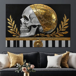 Golden Echoes of Time - NicheCanvas