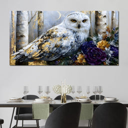 Silent Watcher Among Golden Birch - NicheCanvas