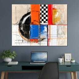 Static Motion of Modern Geometry - NicheCanvas