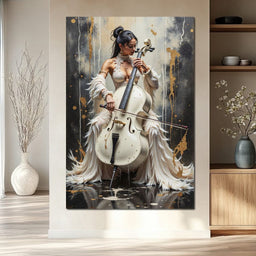 Harmony in Ivory - Johanjjf - NicheCanvas