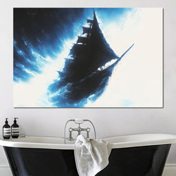 Voyage Through the Tempest - NicheCanvas