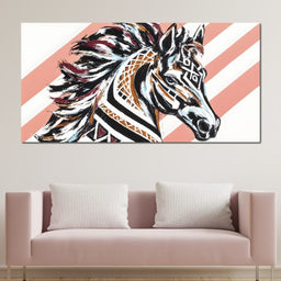Abstract Equine Rhythm - Alicia Smith - NicheCanvas