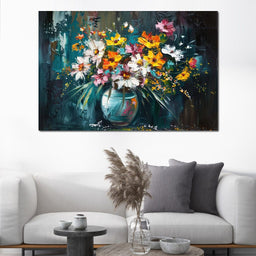 Bouquet of Wild Vibrance - NicheCanvas