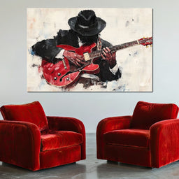 Guitar Groove in Motion - NicheCanvas