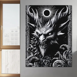 Nightmarish Eclipse Beast Lord - NicheCanvas