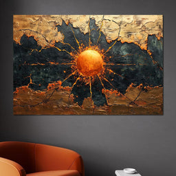 Aurora Burst Embers - NicheCanvas