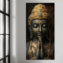 Golden Buddha Tranquility - NicheCanvas