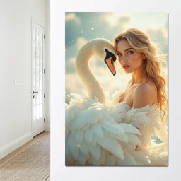 The Swan Maiden - Johanjjf - NicheCanvas