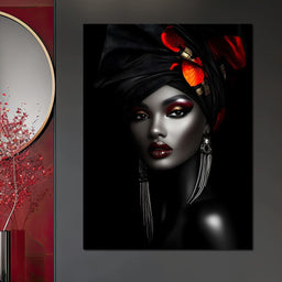 Midnight Elegance Portrait - NicheCanvas