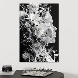 Floral Interlaced Reverie - NicheCanvas