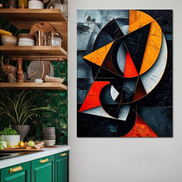 Colorful Modern Art 046 - Johanjjf - NicheCanvas