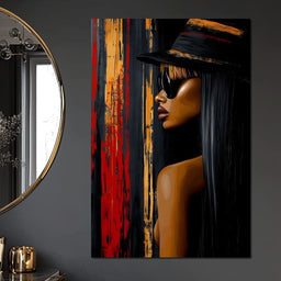 Elegance of Urban Shadows - NicheCanvas