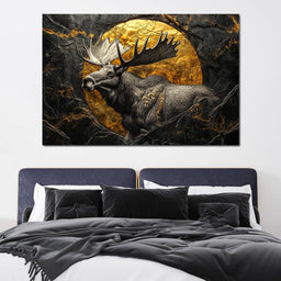 Golden Wilderness Majesty - NicheCanvas