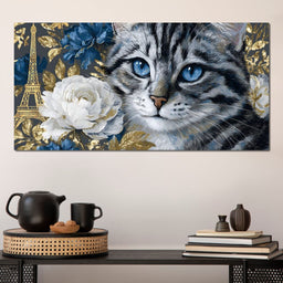 Parisian Elegance Feline Dreams - NicheCanvas