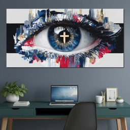 Vision of the Golden Cross - NicheCanvas