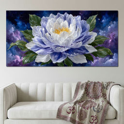 Starlit Peony Luminescence - NicheCanvas