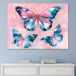Three Winged Dancers Taking Flight - NicheCanvas