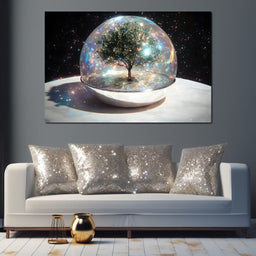 Celestial Arboreal Oasis - NicheCanvas