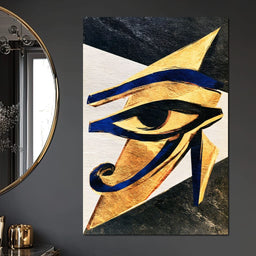 Ancient Golden Sight Of Protection - NicheCanvas
