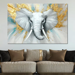 Majestic Elephant Radiance - NicheCanvas