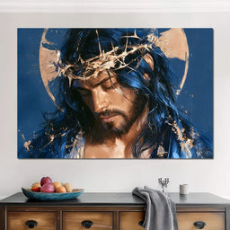 Sacred Grace Under The Golden Crown - NicheCanvas