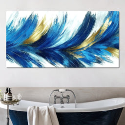Blue Waves of Tranquility - NicheCanvas