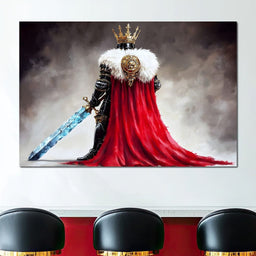 Majestic Regalia Warrior - NicheCanvas