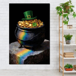 Leprechaun Gold Pot Luck - NicheCanvas
