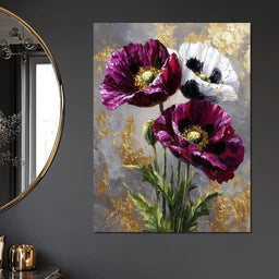 Golden Poppy Petal Sonata - NicheCanvas