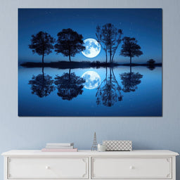 Moonlit Tranquility - TooplesArt - NicheCanvas