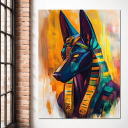 Majestic Anubis Reverie - NicheCanvas