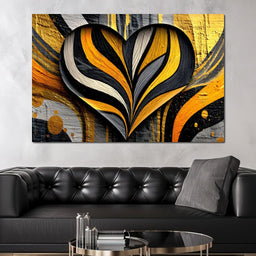 Golden Heartbeat Essence - NicheCanvas