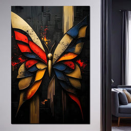 Butterfly Radiance Symphony - NicheCanvas