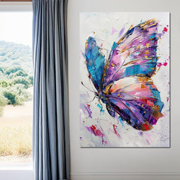 Kaleidoscope Butterfly Bliss - NicheCanvas
