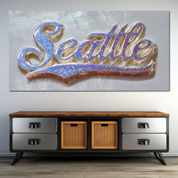 Glittering Seattle Dreams - NicheCanvas