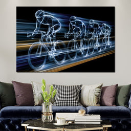 Velocity of the Wireframe Peloton - NicheCanvas