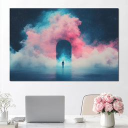 Celestial Gateway Journey - NicheCanvas