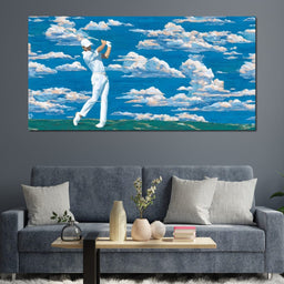 Swinging Through Dream Clouds - NicheCanvas