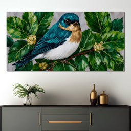 Emerald Wings Nature's Bird - NicheCanvas