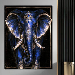 Gilded Majesty of the Midnight Traveler - NicheCanvas