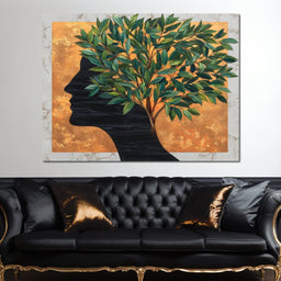 Golden Reflections of Nature - NicheCanvas