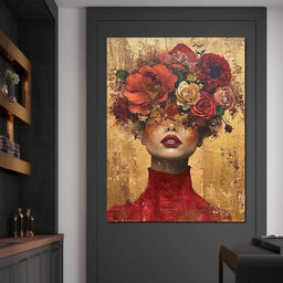 Blossom Crowned Silence - NicheCanvas